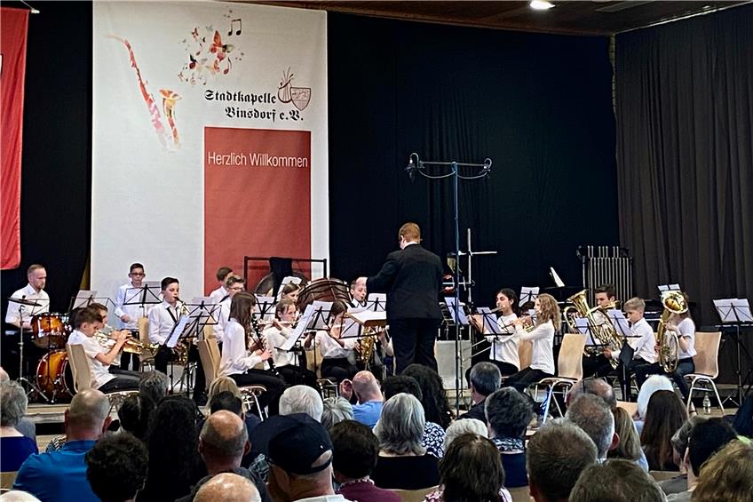 Das Vorstufenorchester GBE beim Frühjahrskonzert