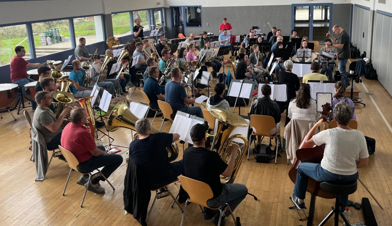 Probe-Wochenende für's Frühjahrskonzert Bild1